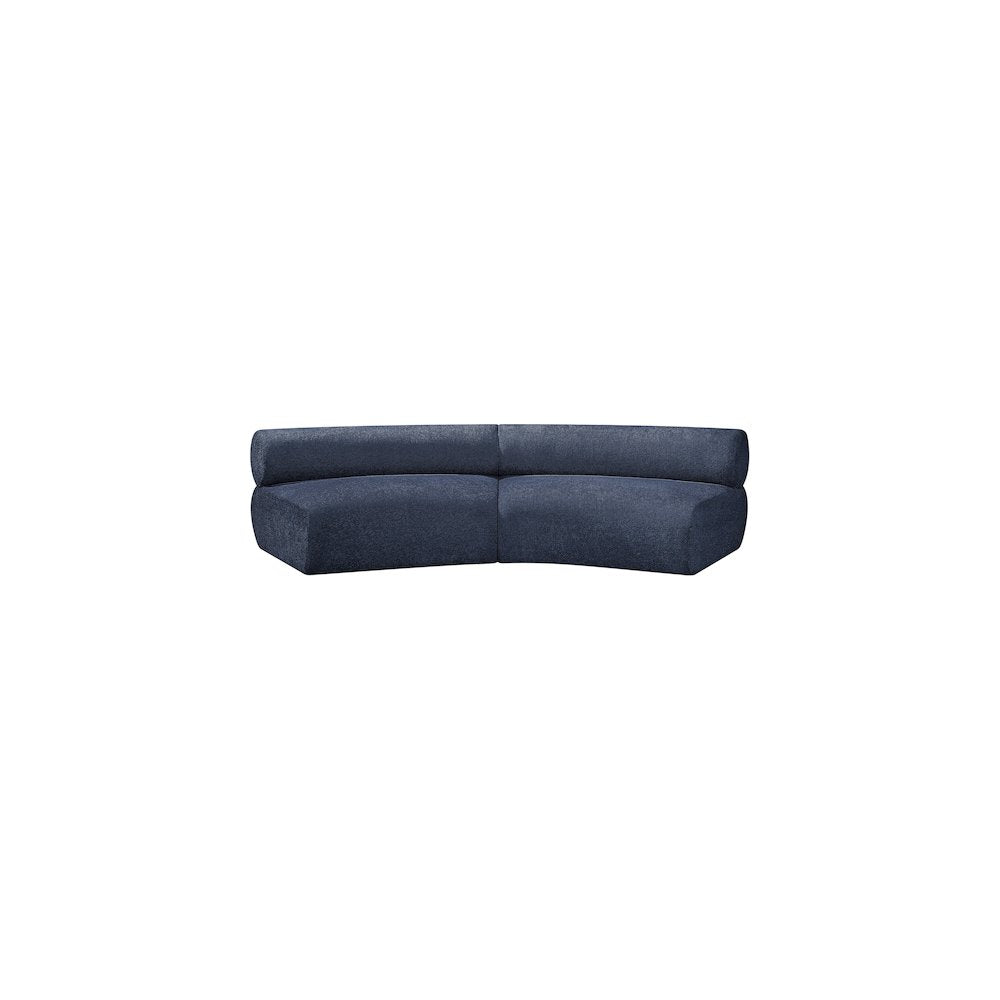 Bale Navy Chenille Fabric Modular Sofa