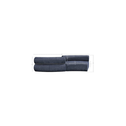 Bale Navy Chenille Fabric Modular Sofa