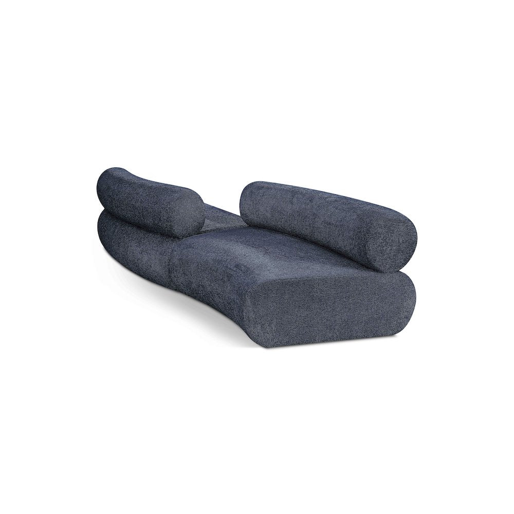 Bale Navy Chenille Fabric Modular Sofa