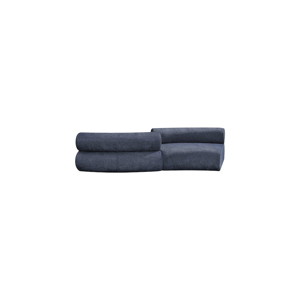 Bale Navy Chenille Fabric Modular Sofa