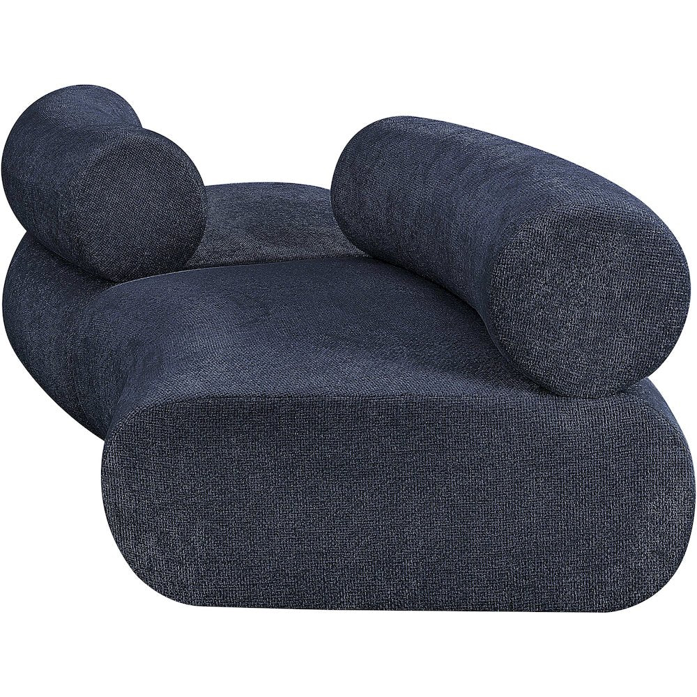 Bale Navy Chenille Fabric Modular Sofa
