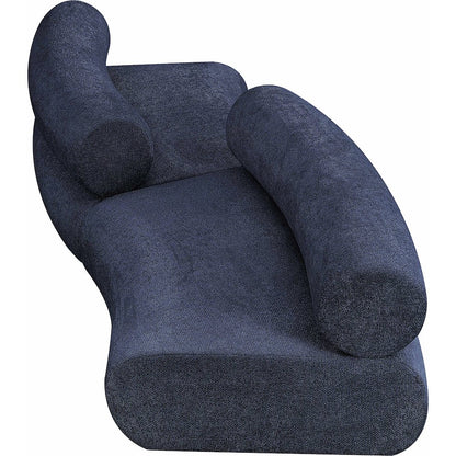 Bale Navy Chenille Fabric Modular Sofa