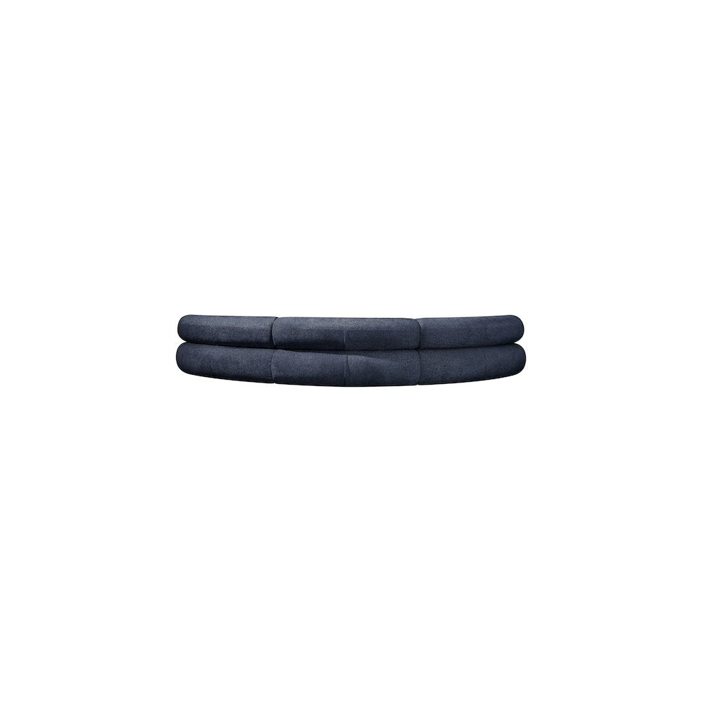 Bale Navy Chenille Fabric Modular Sofa