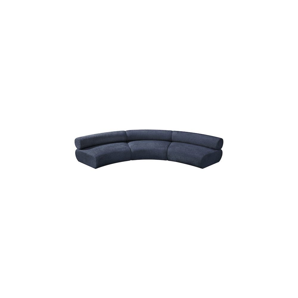 Bale Navy Chenille Fabric Modular Sofa
