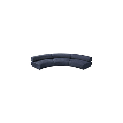 Bale Navy Chenille Fabric Modular Sofa