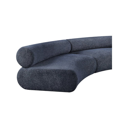 Bale Navy Chenille Fabric Modular Sofa