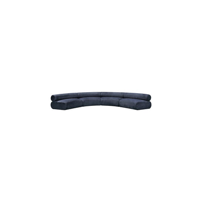 Bale Navy Chenille Fabric Modular Sofa