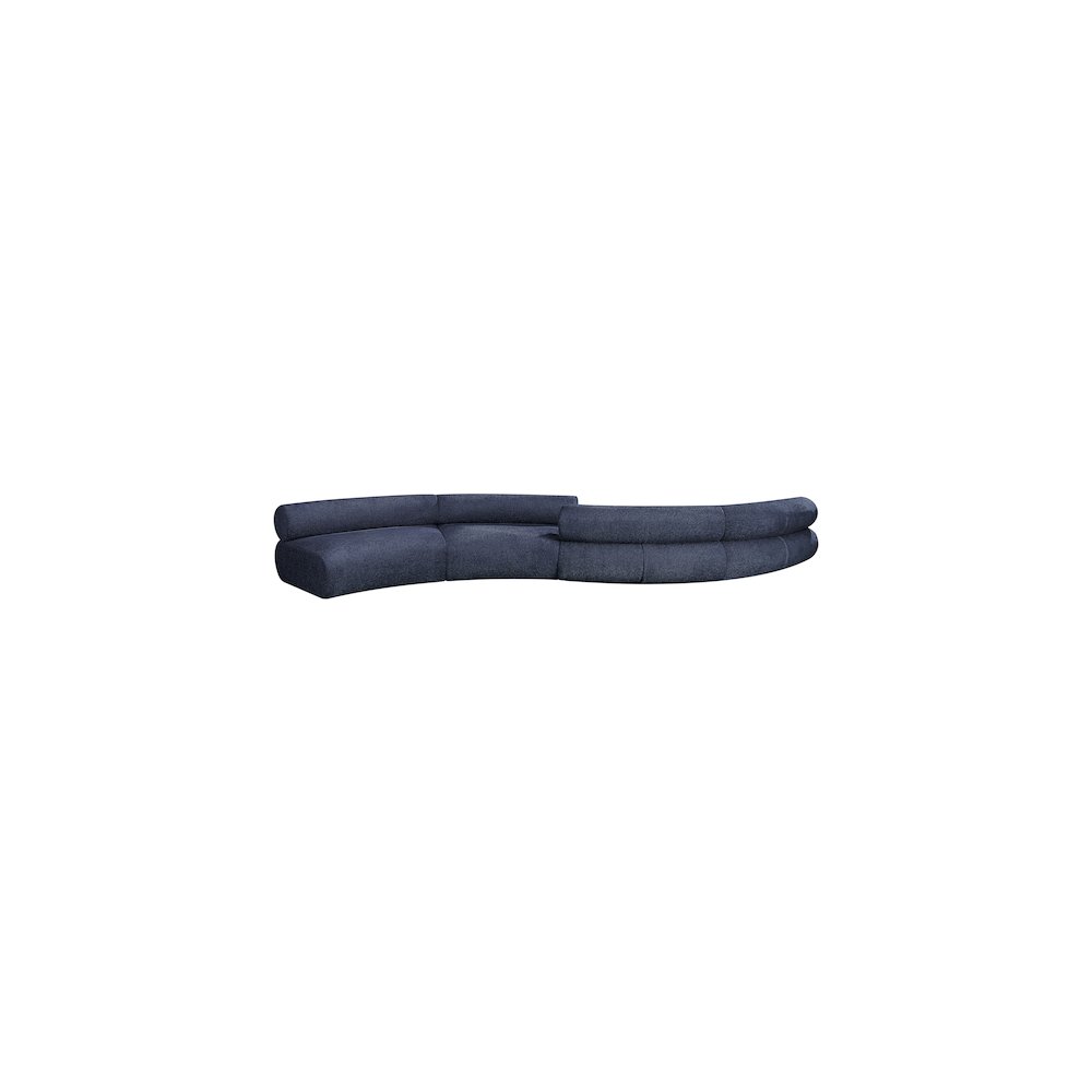 Bale Navy Chenille Fabric Modular Sofa