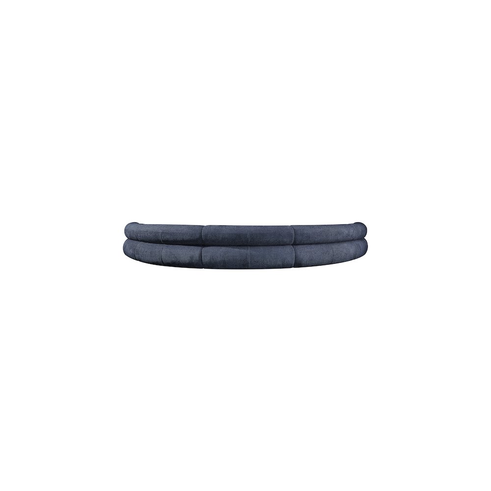 Bale Navy Chenille Fabric Modular Sofa