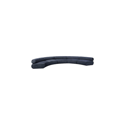 Bale Navy Chenille Fabric Modular Sofa