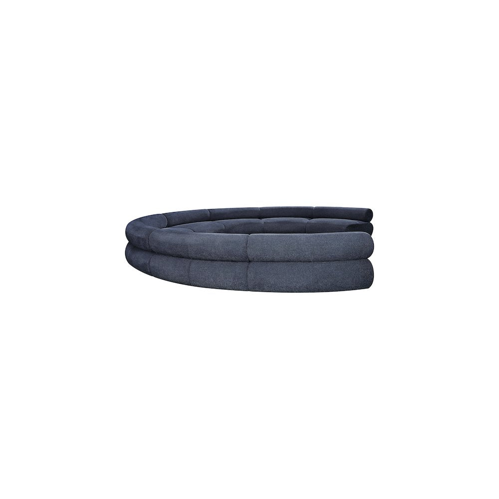 Bale Navy Chenille Fabric Modular Sofa