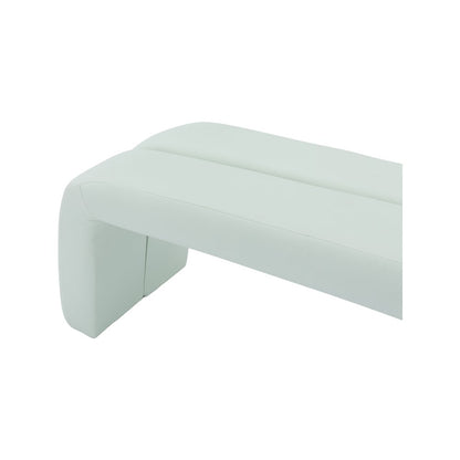 Arc Mint Vegan Leather Bench