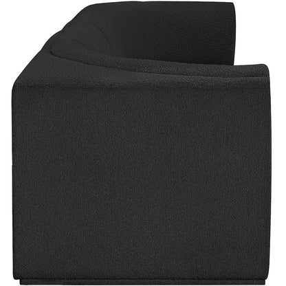 Ollie Black Boucle Fabric Modular Sofa