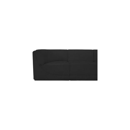 Ollie Black Boucle Fabric Modular Sofa