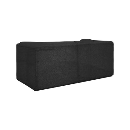 Ollie Black Boucle Fabric Modular Sofa