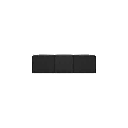 Ollie Black Boucle Fabric Modular Sectional