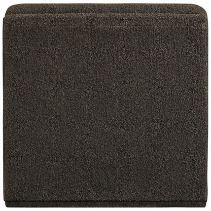 Ollie Brown Boucle Fabric Armless