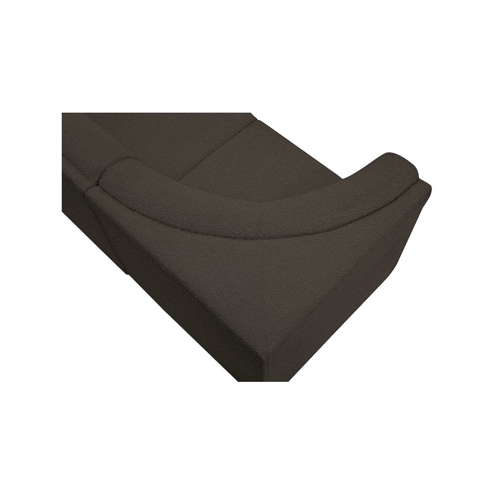 Ollie Brown Boucle Fabric Modular Sofa