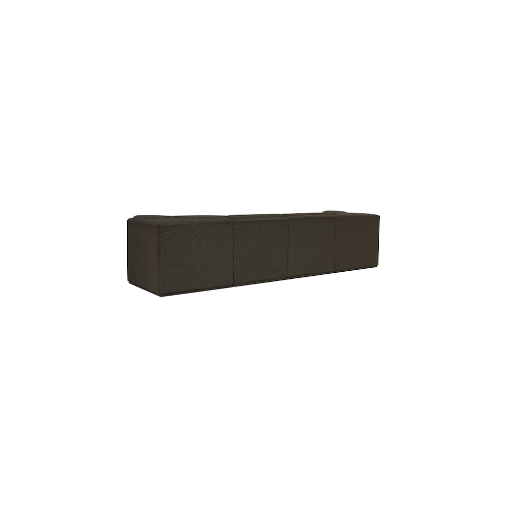 Ollie Brown Boucle Fabric Modular Sofa