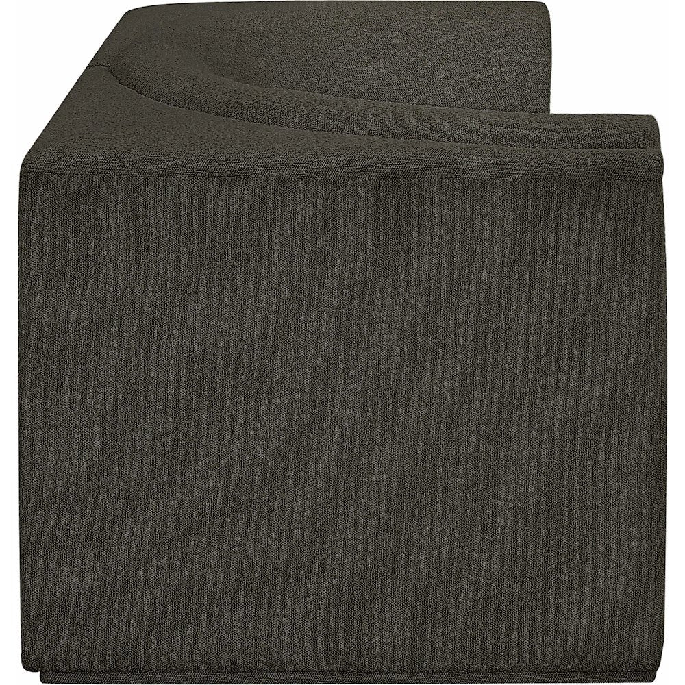Ollie Brown Boucle Fabric Modular Sofa