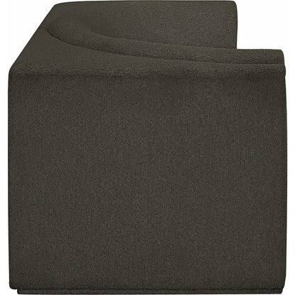 Ollie Brown Boucle Fabric Modular Sofa