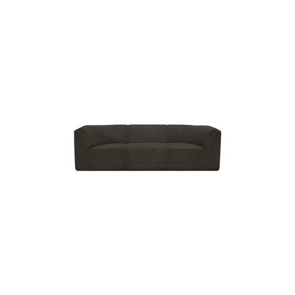 Ollie Brown Boucle Fabric Modular Sofa