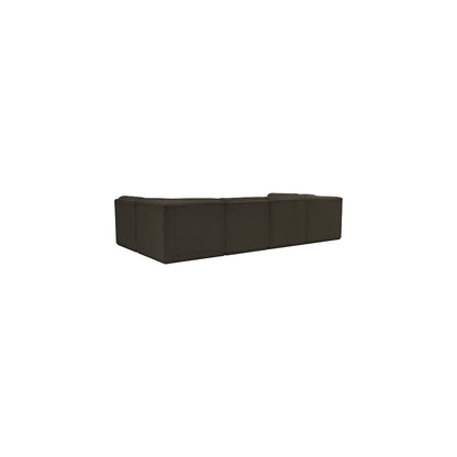 Ollie Brown Boucle Fabric Modular Sectional