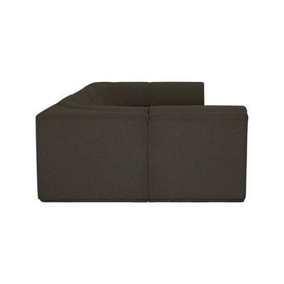 Ollie Brown Boucle Fabric Modular Sectional