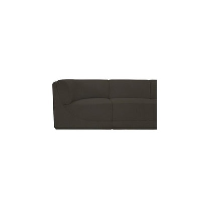 Ollie Brown Boucle Fabric Modular Sectional