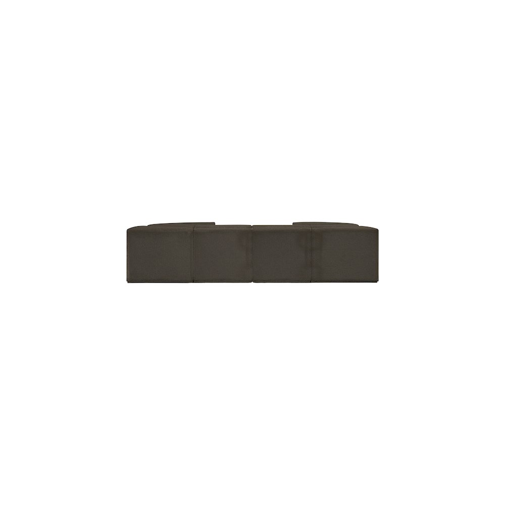 Ollie Brown Boucle Fabric Modular Sectional