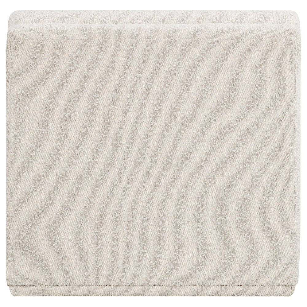 Ollie Cream Boucle Fabric Armless