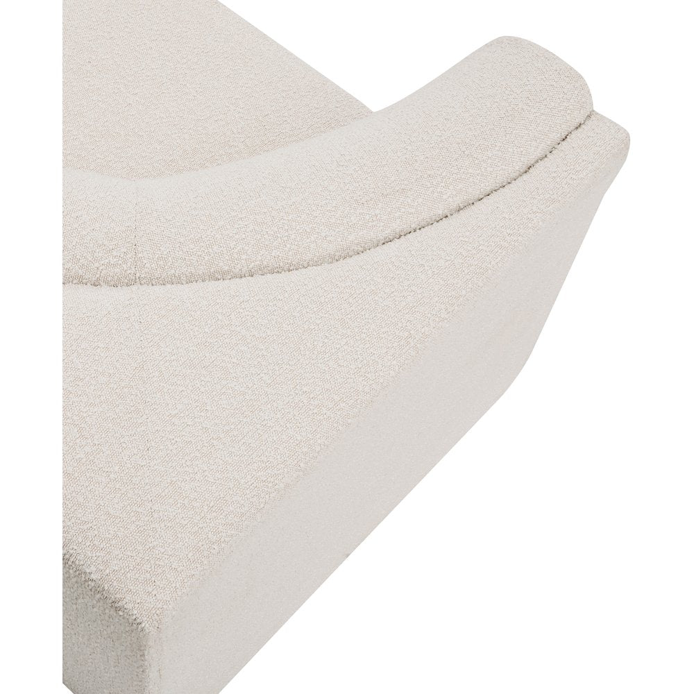 Ollie Cream Boucle Fabric Corner