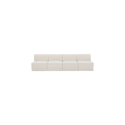 Ollie Cream Boucle Fabric Modular Sofa