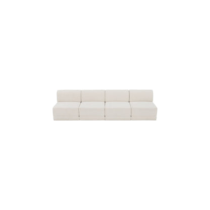 Ollie Cream Boucle Fabric Modular Sofa