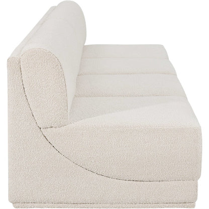 Ollie Cream Boucle Fabric Modular Sofa