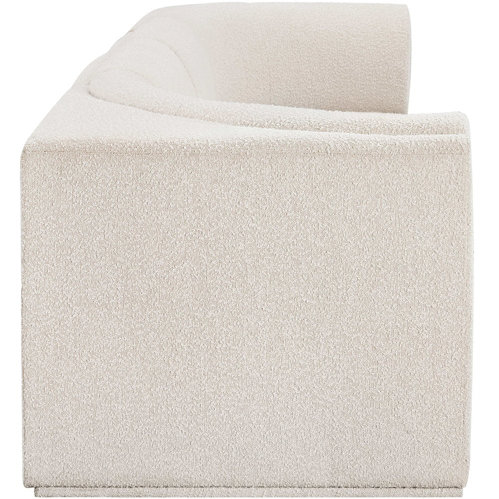 Ollie Cream Boucle Fabric Modular Sofa