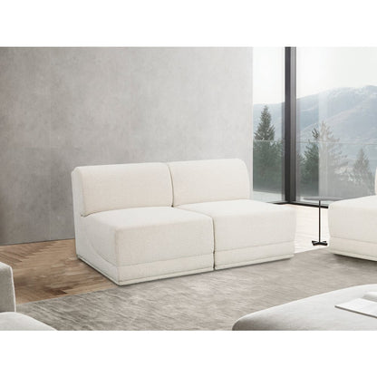 Ollie Cream Boucle Fabric Modular Sofa