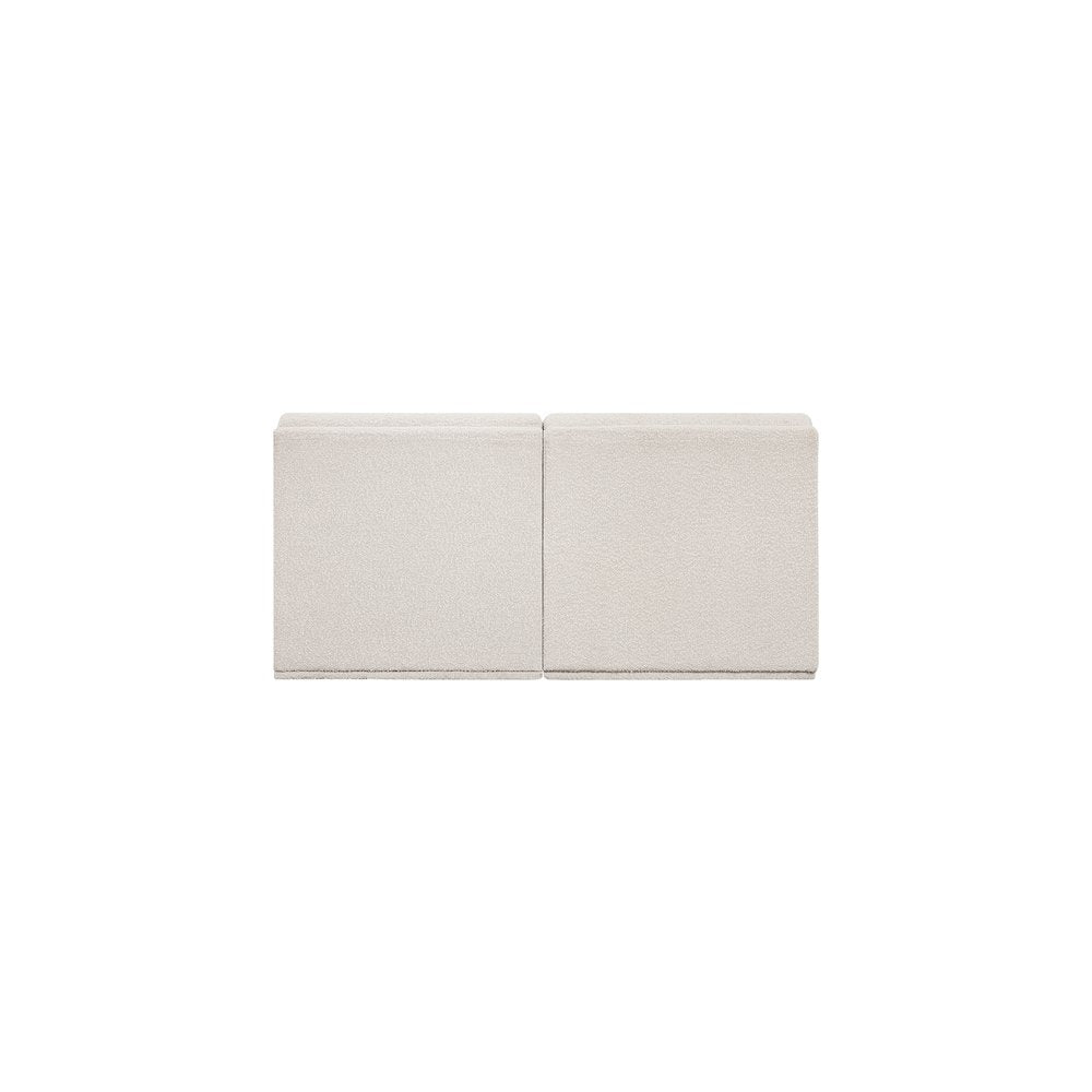 Ollie Cream Boucle Fabric Modular Sofa