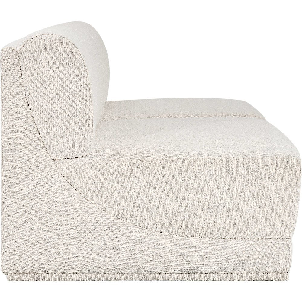Ollie Cream Boucle Fabric Modular Sofa