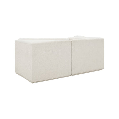 Ollie Cream Boucle Fabric Modular Sofa