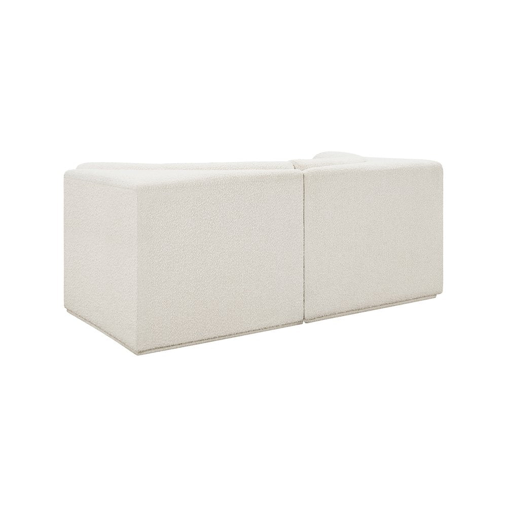 Ollie Cream Boucle Fabric Modular Sofa
