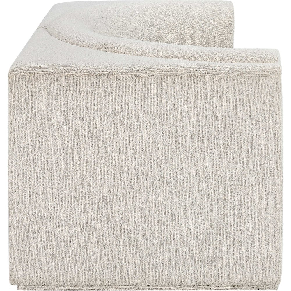 Ollie Cream Boucle Fabric Modular Sofa
