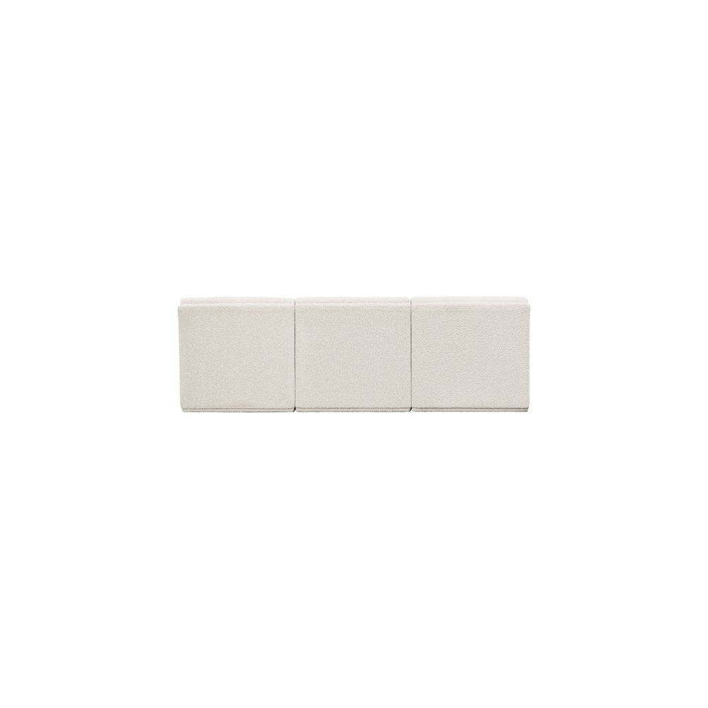 Ollie Cream Boucle Fabric Modular Sofa