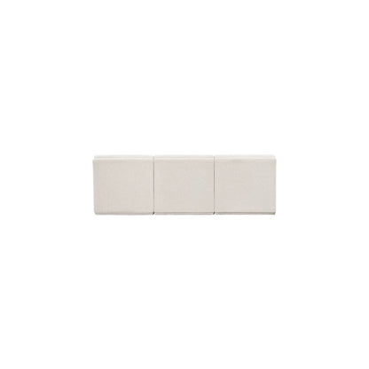 Ollie Cream Boucle Fabric Modular Sofa