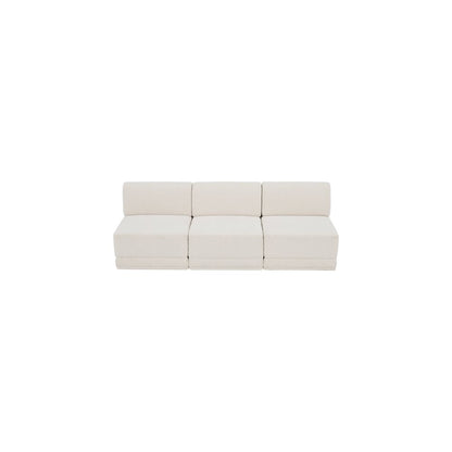 Ollie Cream Boucle Fabric Modular Sofa