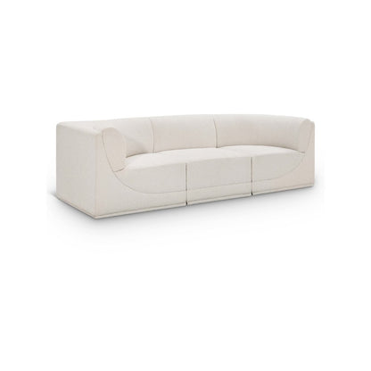 Ollie Cream Boucle Fabric Modular Sofa