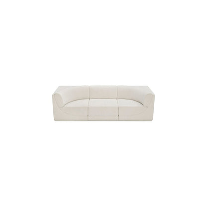 Ollie Cream Boucle Fabric Modular Sofa