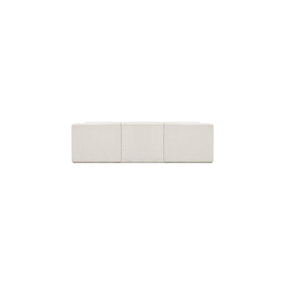 Ollie Cream Boucle Fabric Modular Sectional