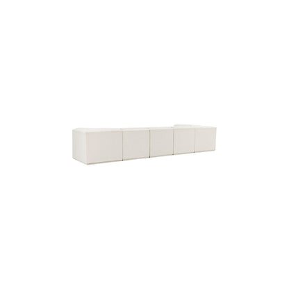 Ollie Cream Boucle Fabric Modular Sectional