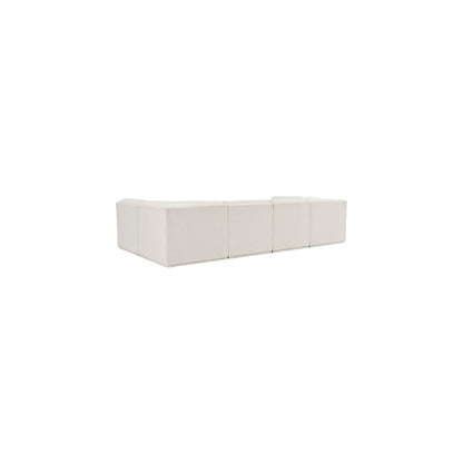 Ollie Cream Boucle Fabric Modular Sectional